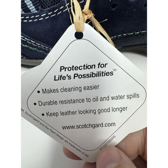 Earth Origins Women's Kamryn Shoes Size 7.5 Navy Suede Leather Lace Up Sneakers - Picture 9 of 12